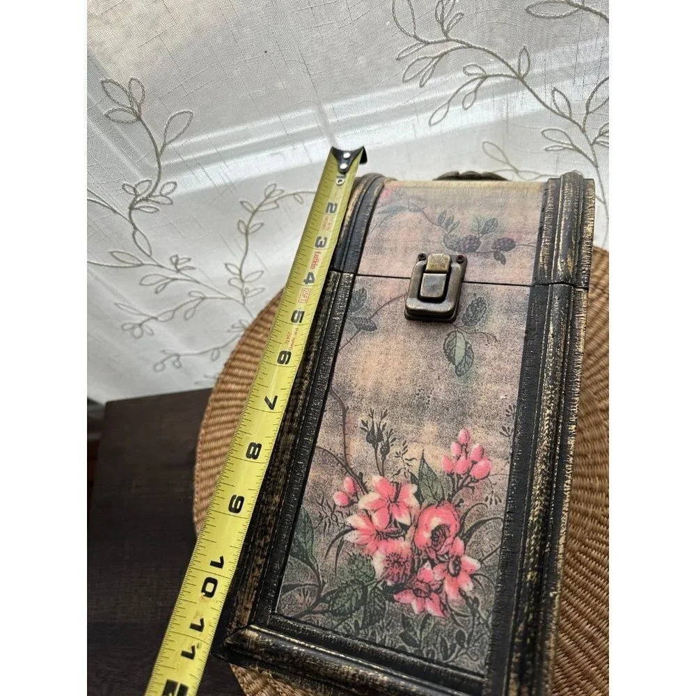Rustic Floral Decorative Box - Picture 4 of 9